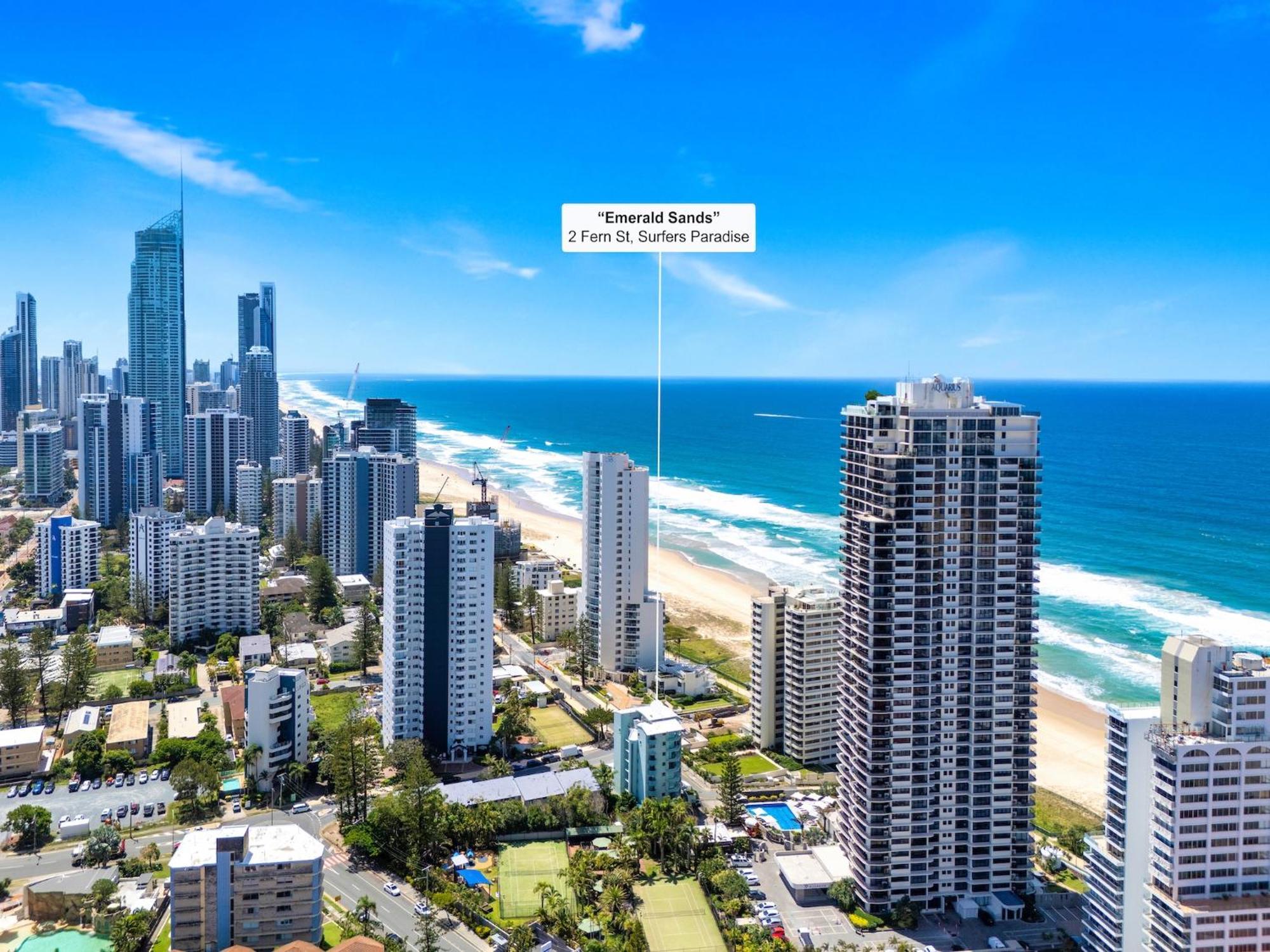 Emerald Sands Holiday Apartments Surfers Paradise Eksteriør bilde